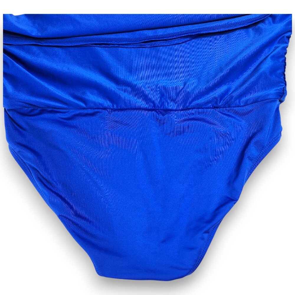 NWT OLD NAVY- WOMENS- SIZE- SM- Swim Skirt- BLUE Gathered -Skort-Comfortable - Picture 6 of 16
